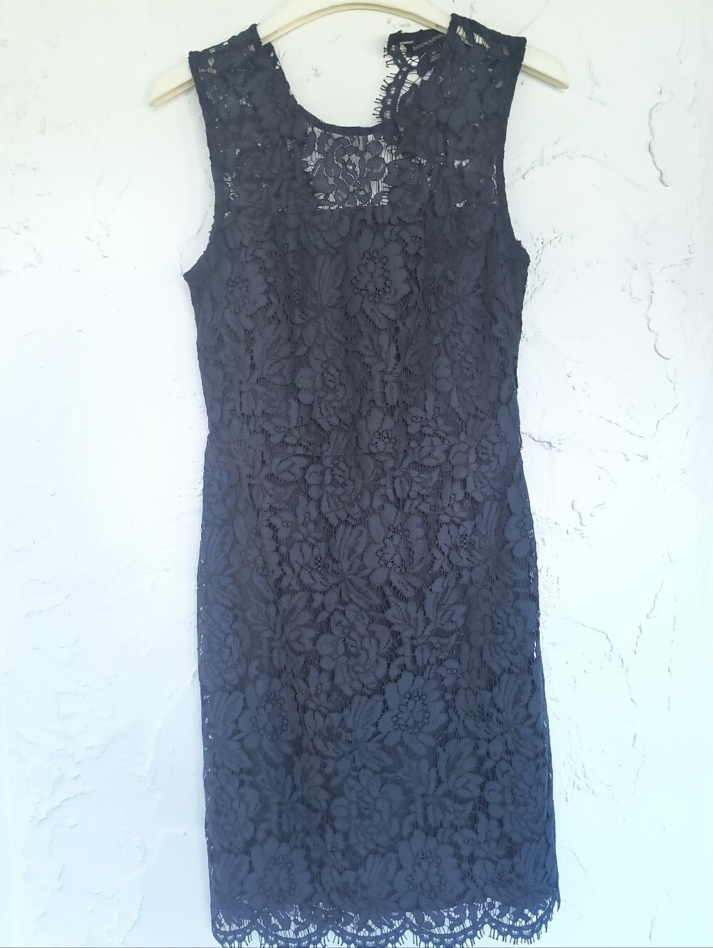 Banana Republic Navy Floral Lace Midi Dress || Size 0